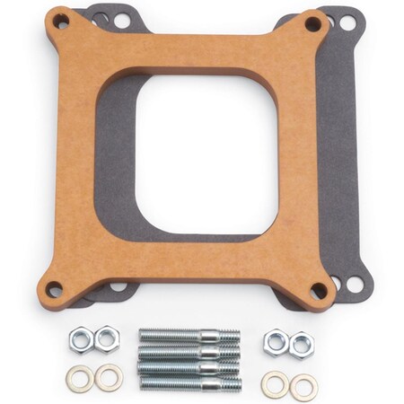Edelbrock 0.50 in. Carburetor Open Spacer - Wood E11-8724